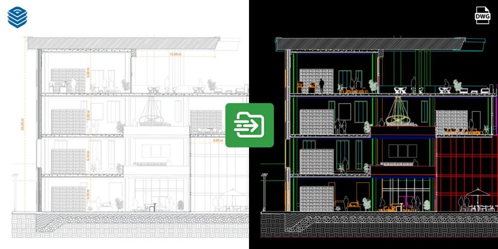 SketchUp 2027 LayOut vektorinis atvaizdavimas